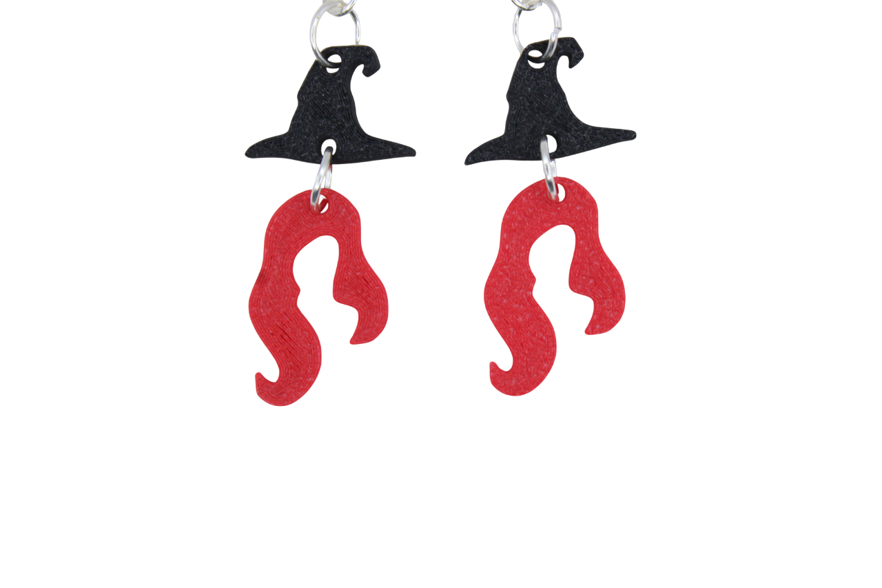 Witch and Cauldron Earrings