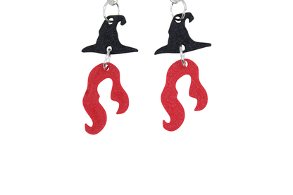 Witch and Cauldron Earrings