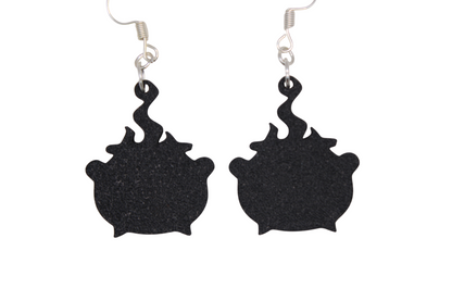 Witch and Cauldron Earrings