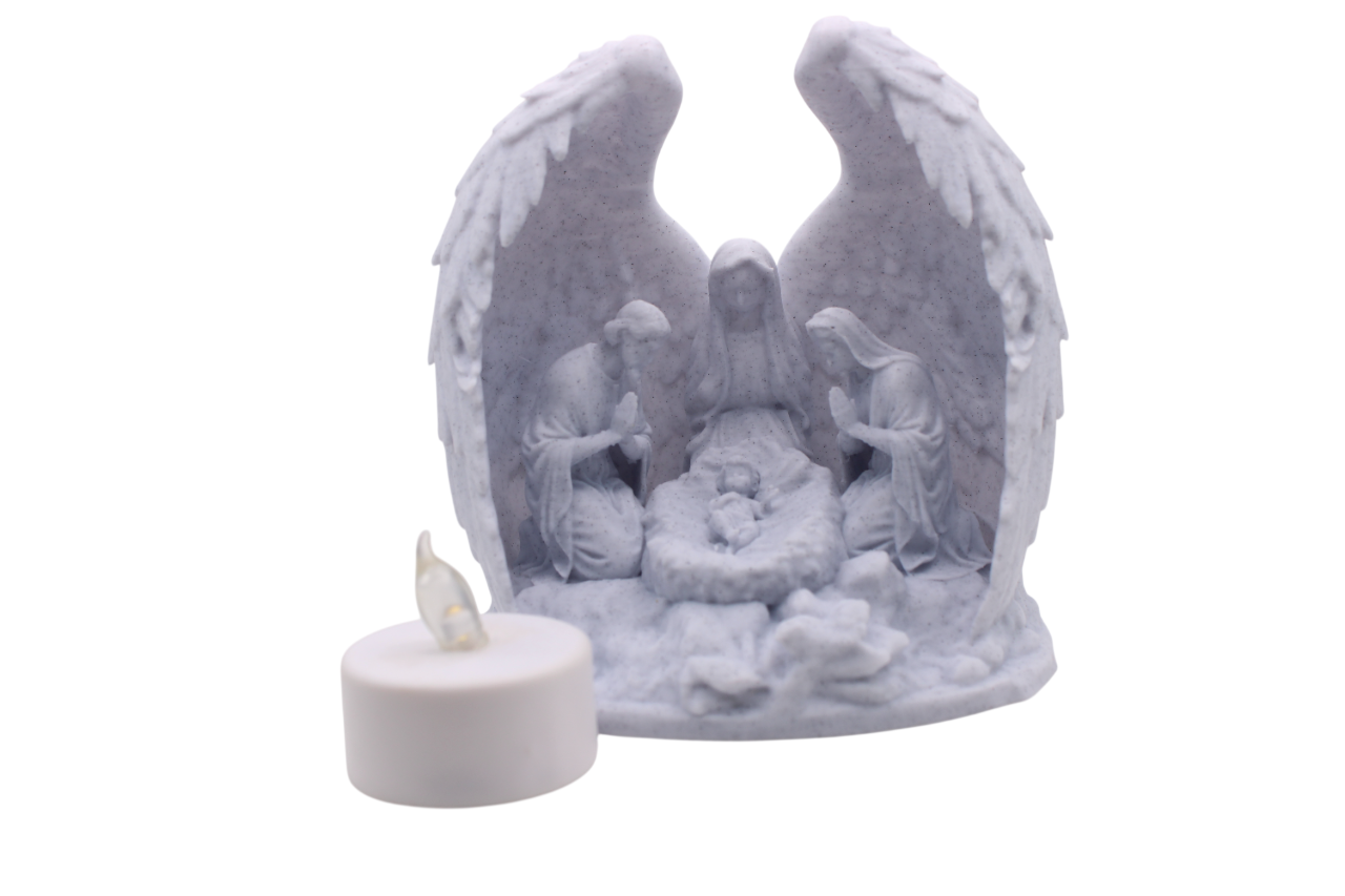 Nativity Scene Tea Light Holder