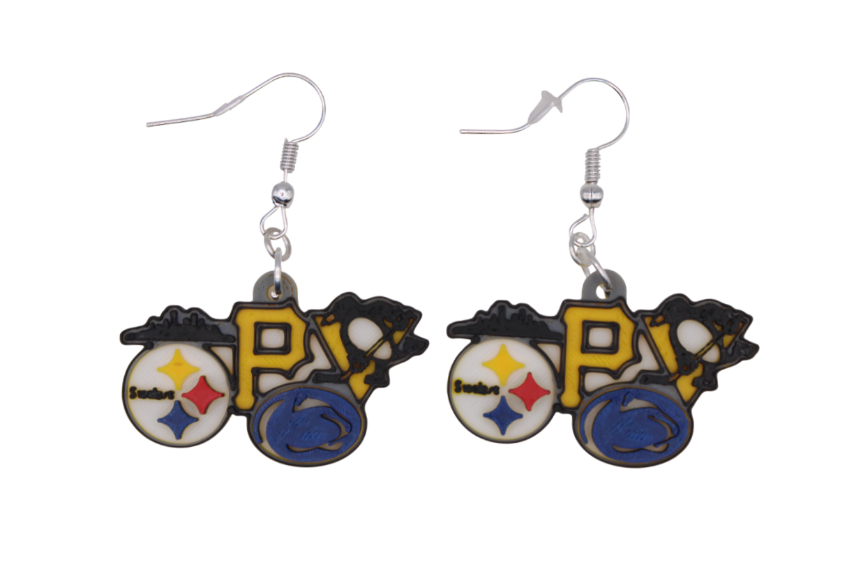 Pittsburg Penguins Earrings