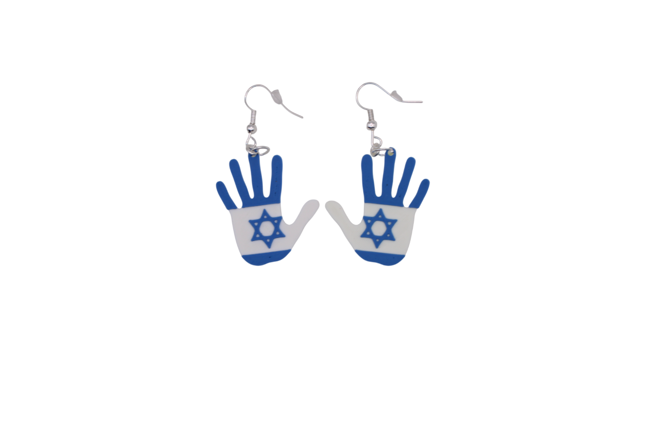 Stop Hate on Jews Earrings