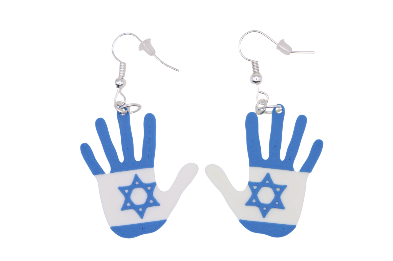 Stop Hate on Jews Earrings