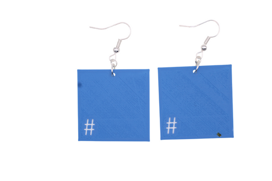 Stop Hate on Jews Earrings