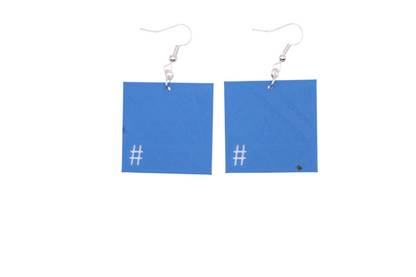 Stop Hate on Jews Earrings
