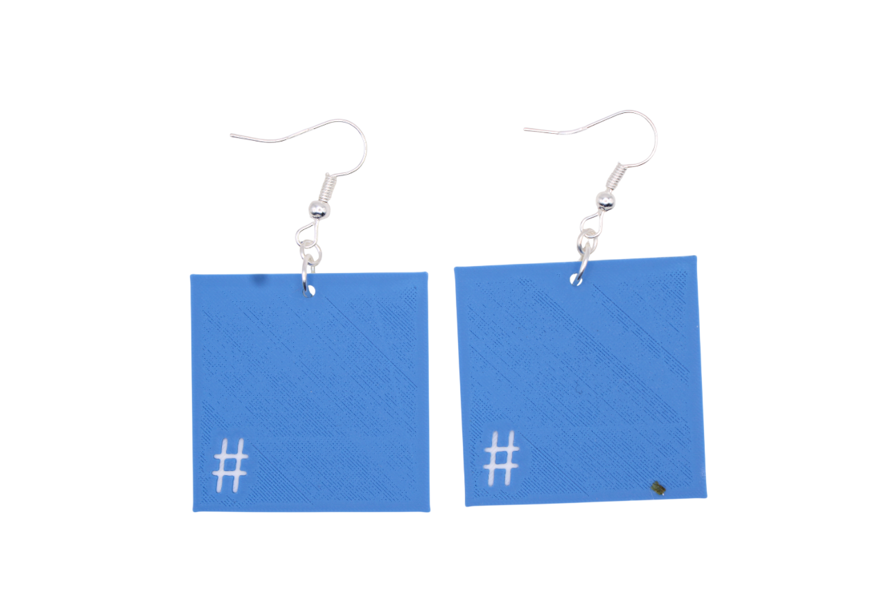 Stop Hate on Jews Earrings