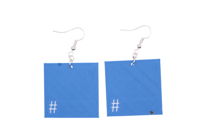 Stop Hate on Jews Earrings