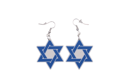 Stop Hate on Jews Earrings
