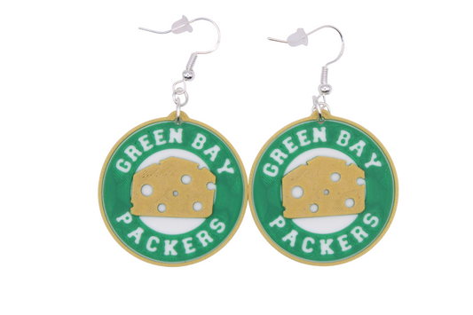 Green Bay Packers Earrings