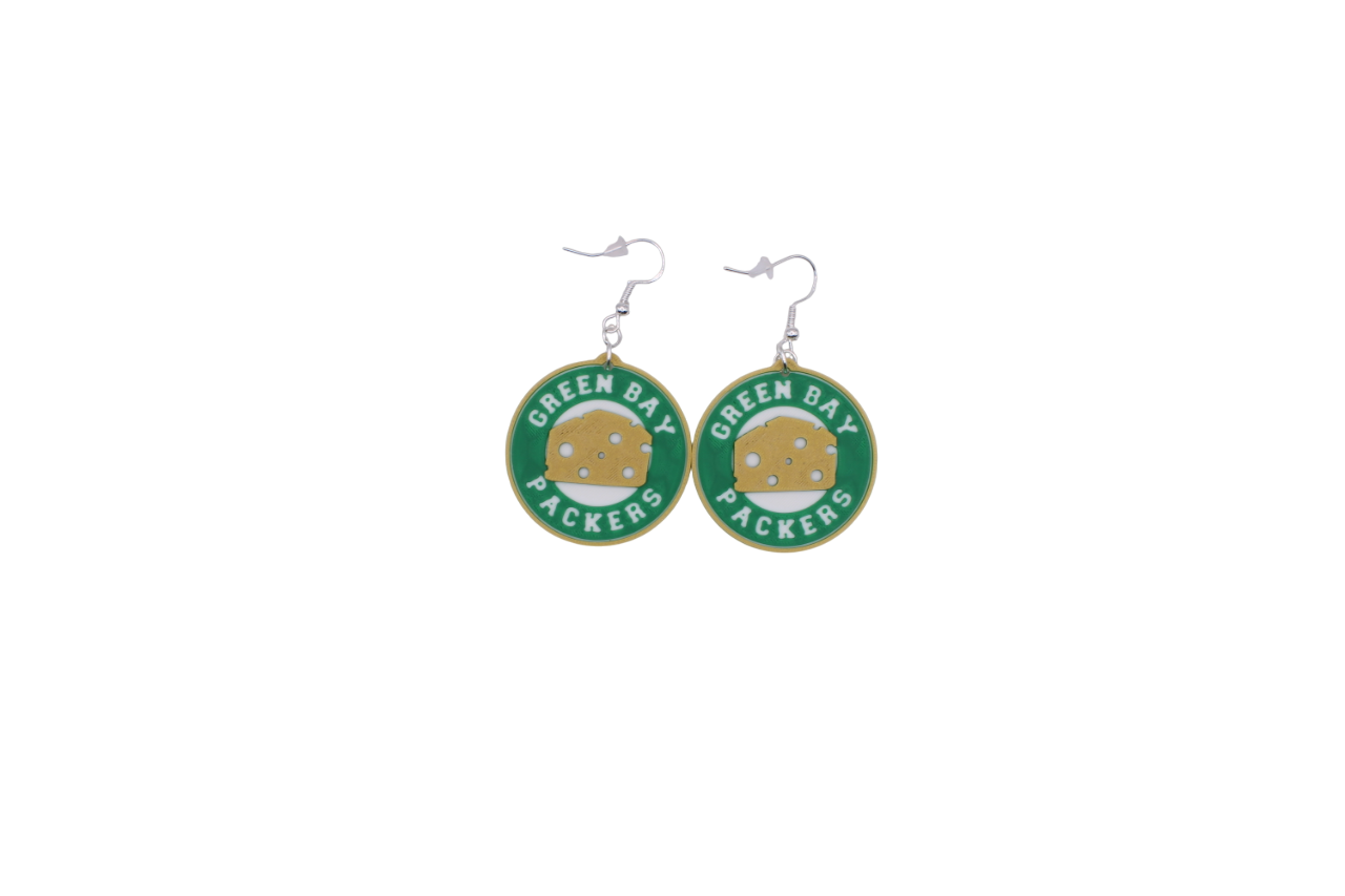 Green Bay Packers Earrings