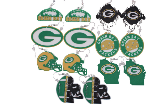 Green Bay Packers Earrings