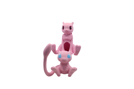 Mew and Mewtwo