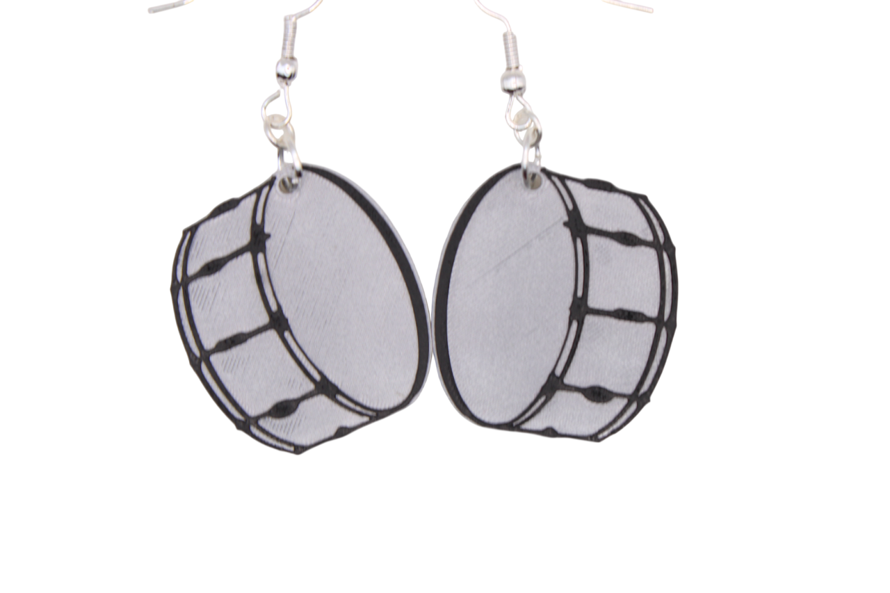 Drums Multicolor Earrings