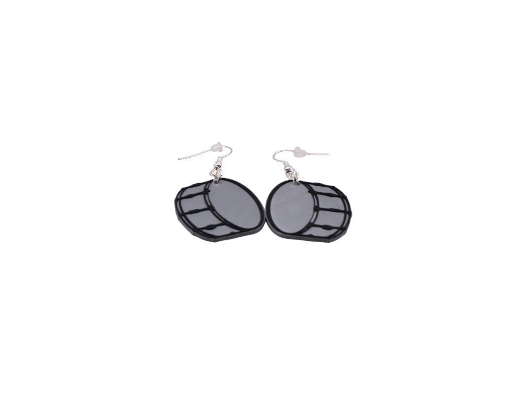 Drums Multicolor Earrings
