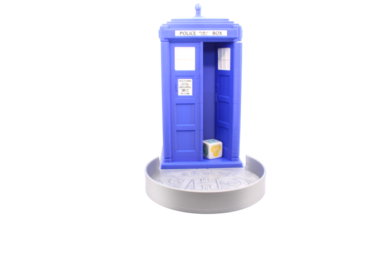 Dr Who Tardis Dice Tower