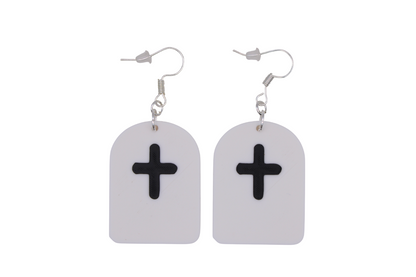 Coffin & Tombstone Earrings