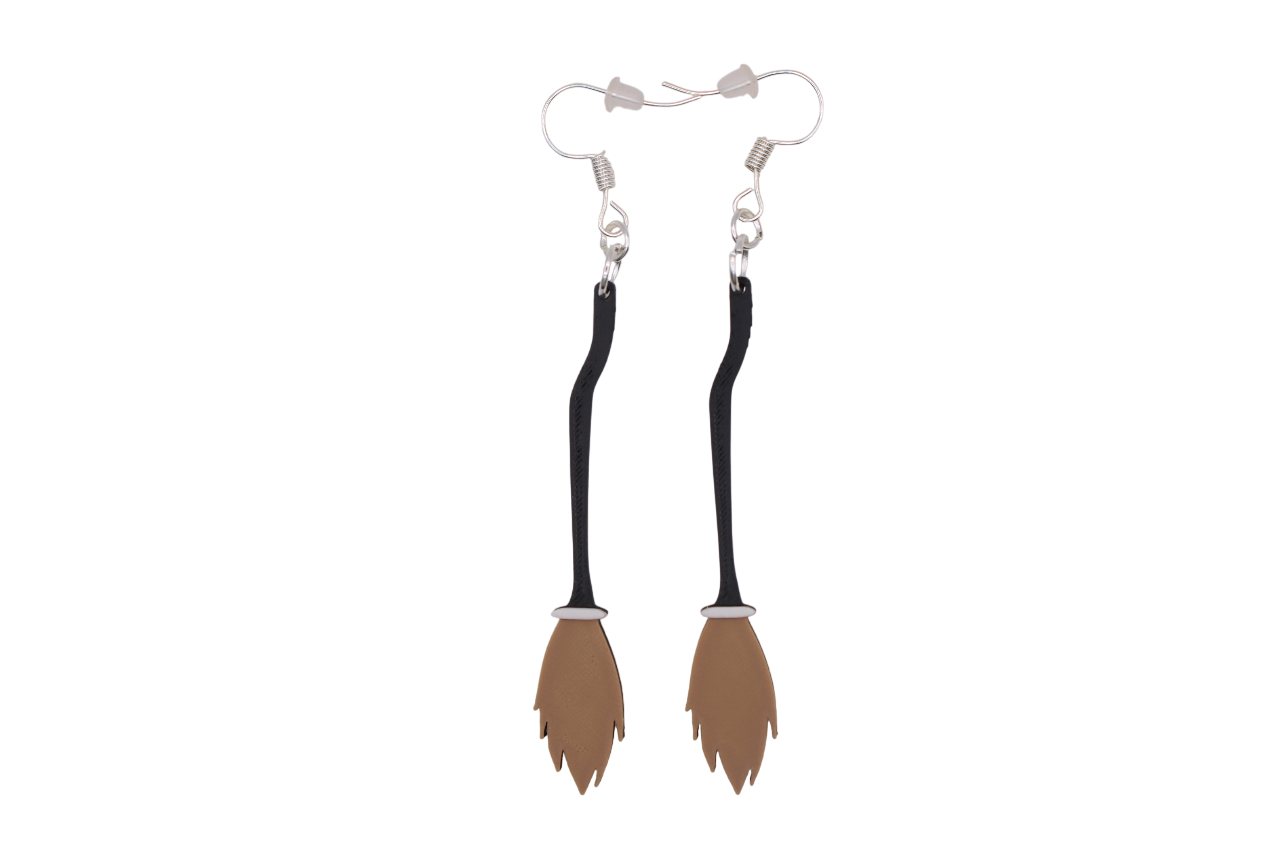 Witch and Cauldron Earrings