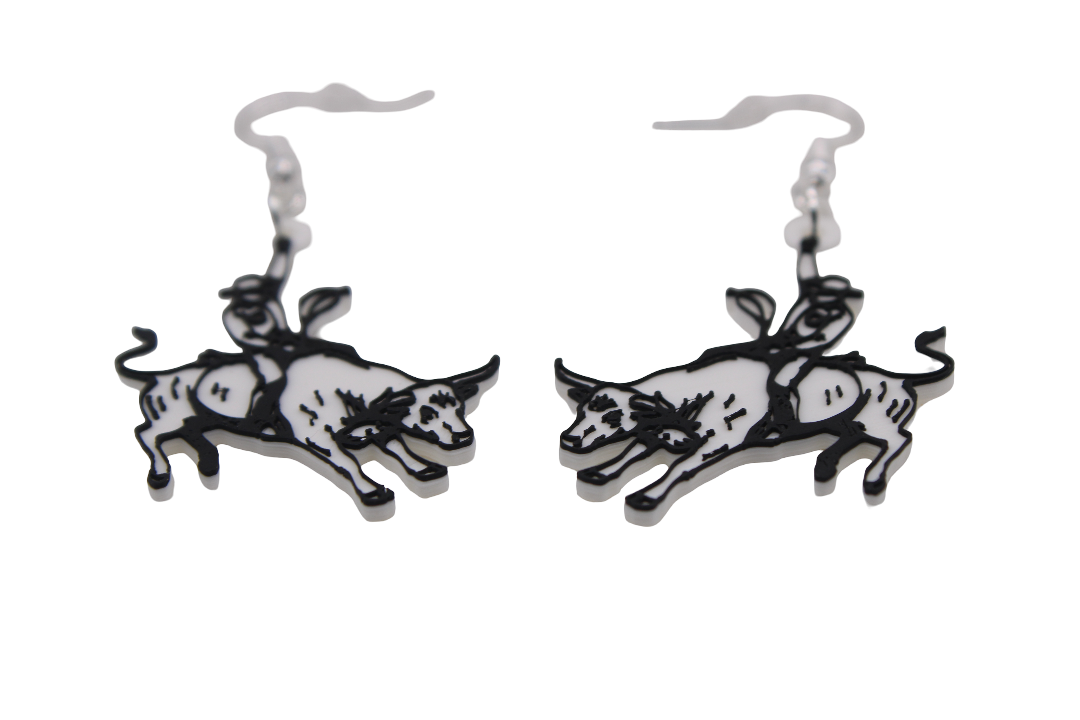Cowboy/girl Rodeo Earrings Set 1