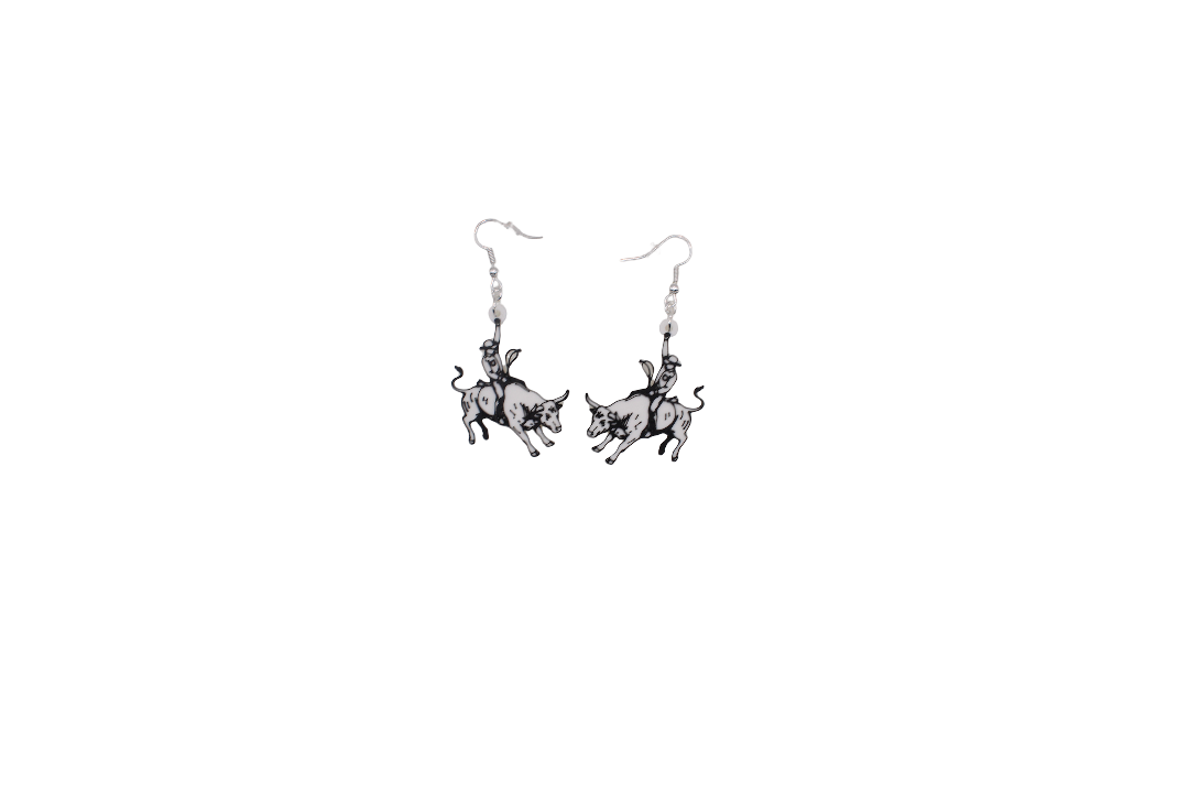 Cowboy/girl Rodeo Earrings Set 1