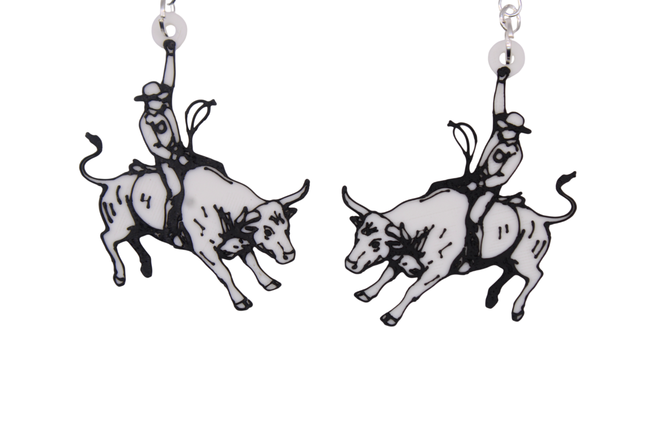 Cowboy/girl Rodeo Earrings Set 1