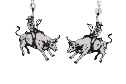 Cowboy/girl Rodeo Earrings Set 1