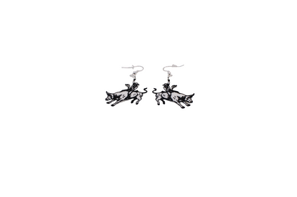 Cowboy/girl Rodeo Earrings Set 1