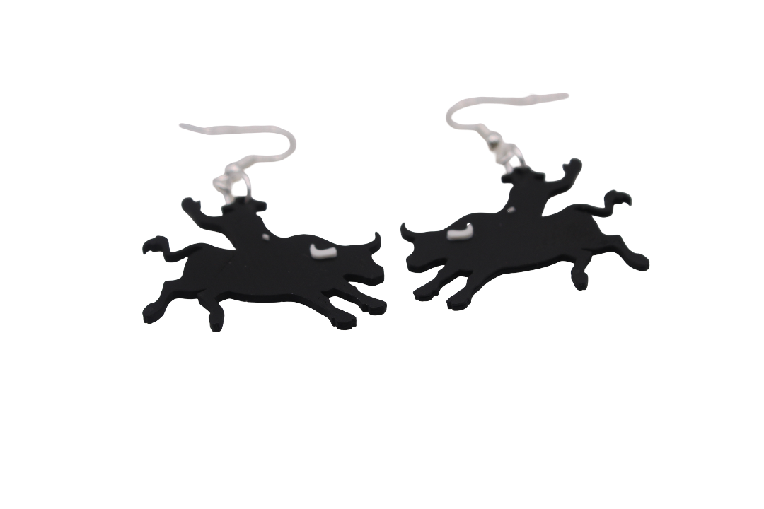 Cowboy/girl Rodeo Earrings Set 1