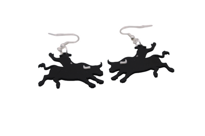 Cowboy/girl Rodeo Earrings Set 1