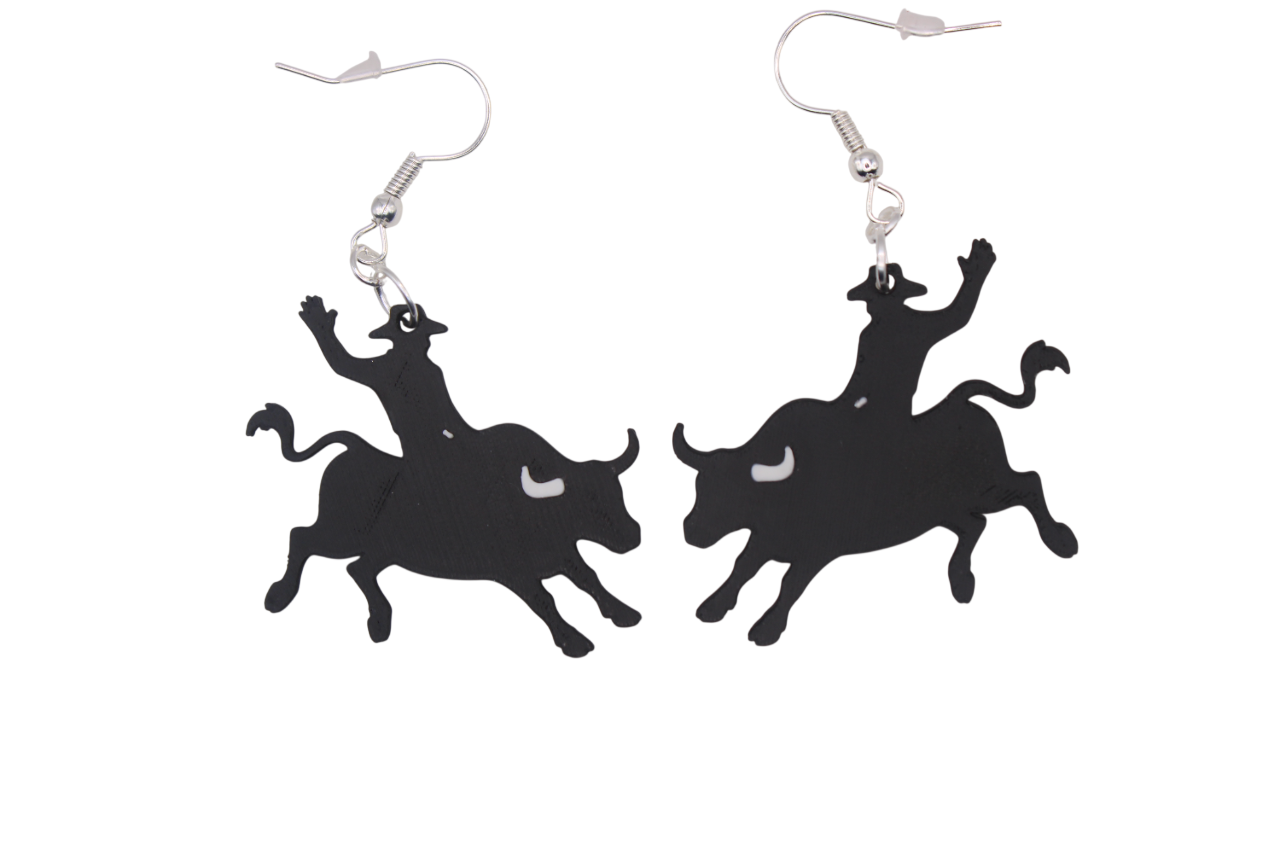 Cowboy/girl Rodeo Earrings Set 1