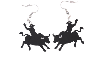 Cowboy/girl Rodeo Earrings Set 1