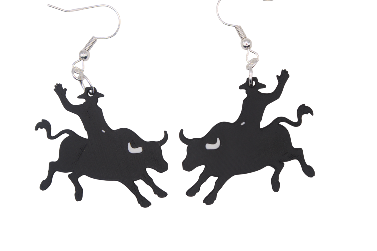 Cowboy/girl Rodeo Earrings Set 1