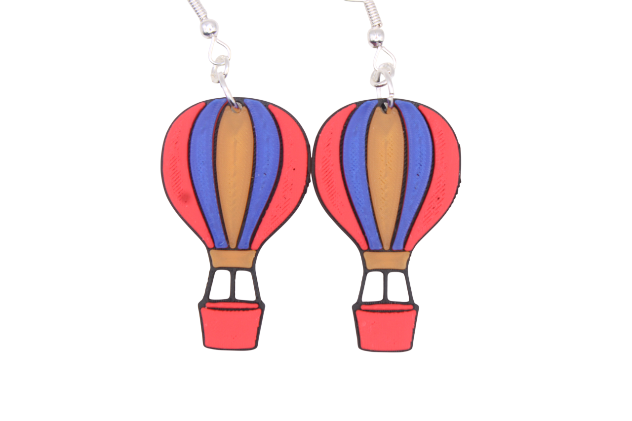 Hot Air Balloon Customizable! 4 colors