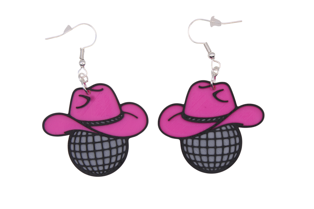 Cowgirl Hat Earrings