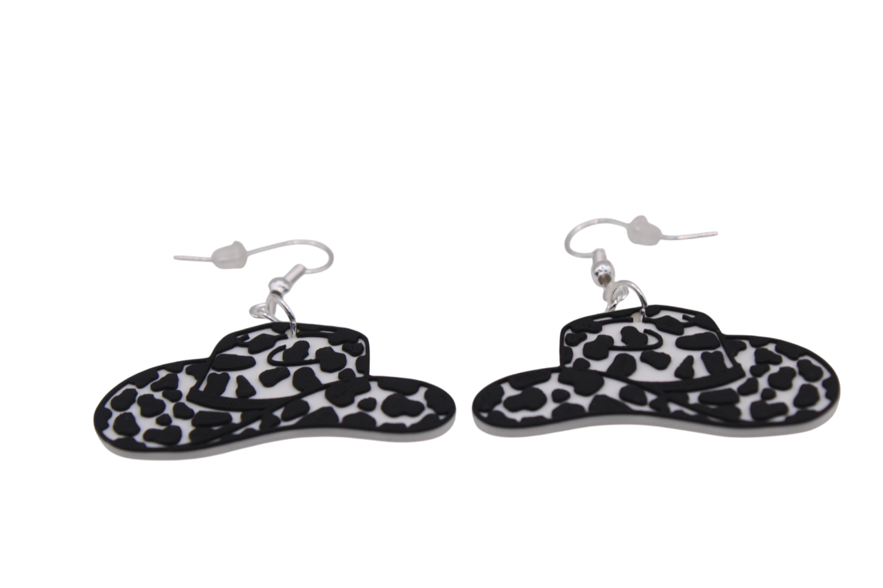 Cowgirl Hat Earrings