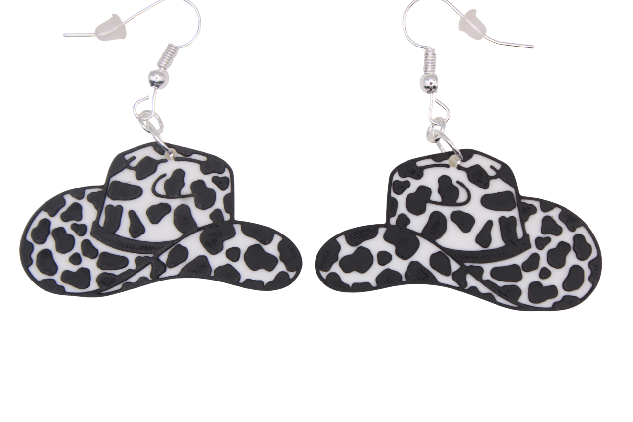 Cowgirl Hat Earrings