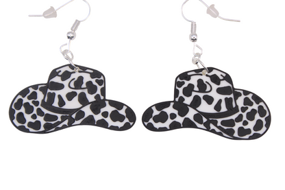 Cowgirl Hat Earrings