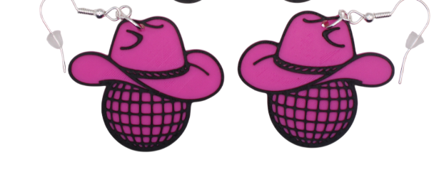 Cowgirl Hat Earrings