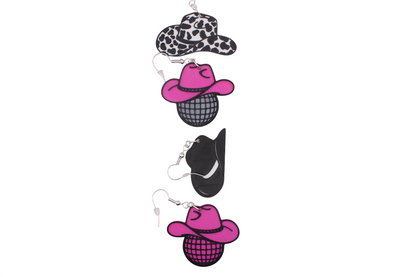 Cowgirl Hat Earrings