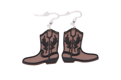 Cowboy/girl Rodeo Earrings Set 3 "Boots"