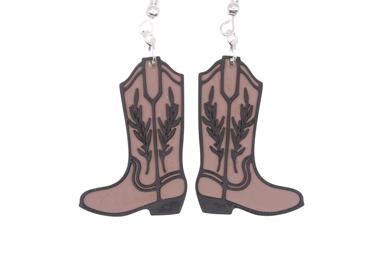 Cowboy/girl Rodeo Earrings Set 3 "Boots"