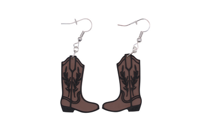 Cowboy/girl Rodeo Earrings Set 3 "Boots"