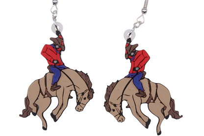 Cowboy/girl Rodeo Earrings Set 4