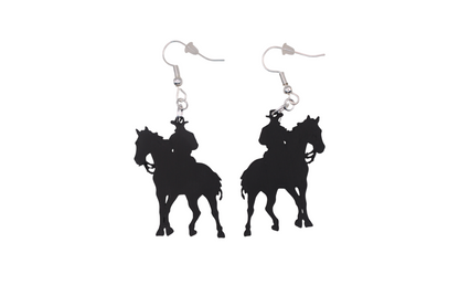 Cowboy/girl Rodeo Earrings Set 4