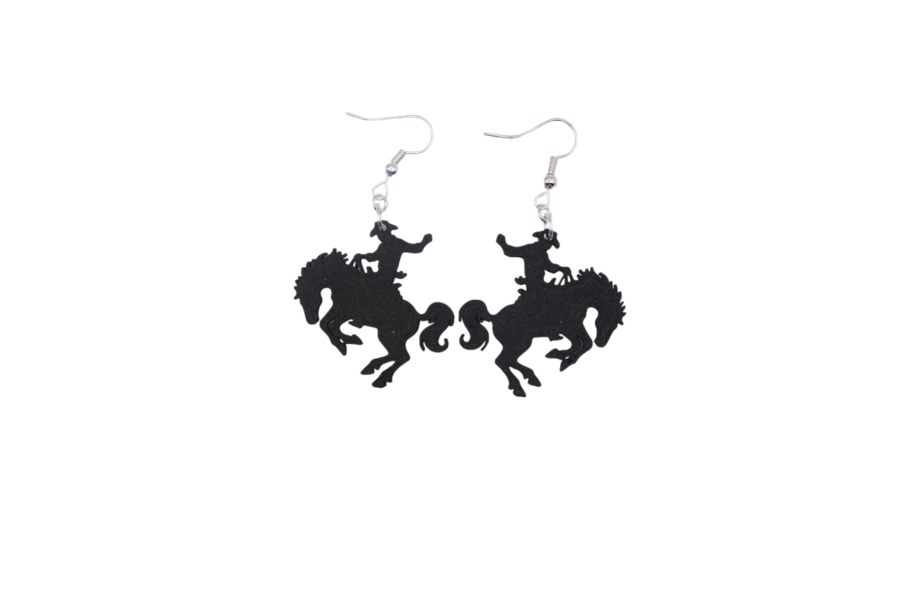 Cowboy/girl Rodeo Earrings Set 4