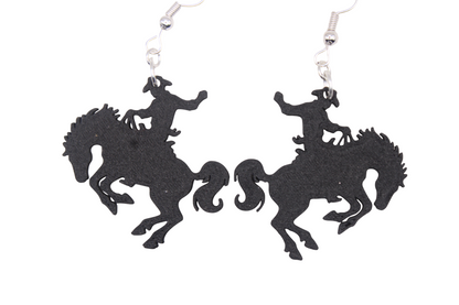 Cowboy/girl Rodeo Earrings Set 4