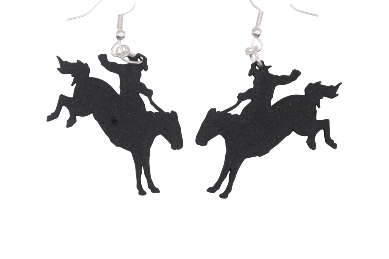 Cowboy/girl Rodeo Earrings Set 4