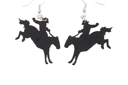 Cowboy/girl Rodeo Earrings Set 4