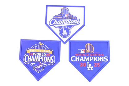 LA Dodgers World Series Plaques (4 Styles!) 3D Printed