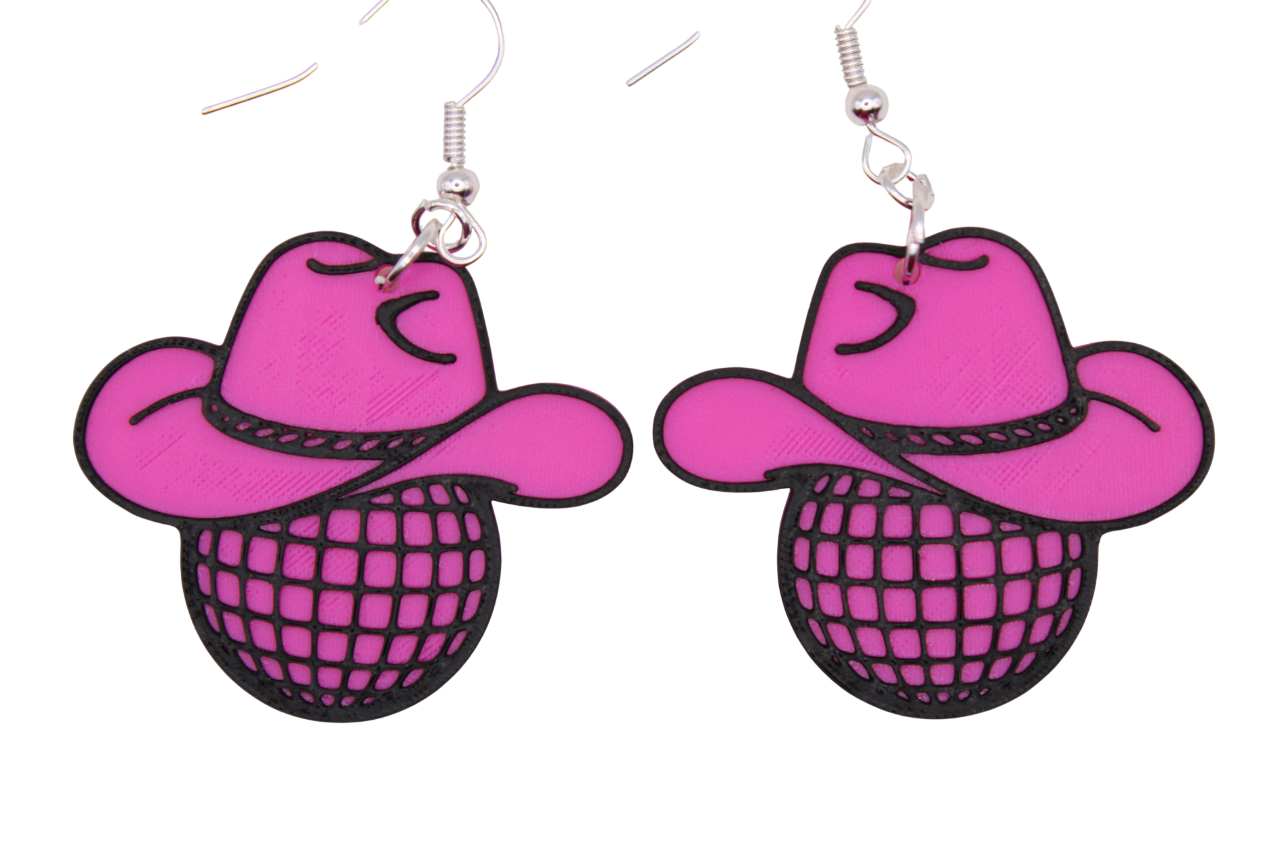 Cowgirl Hat Earrings