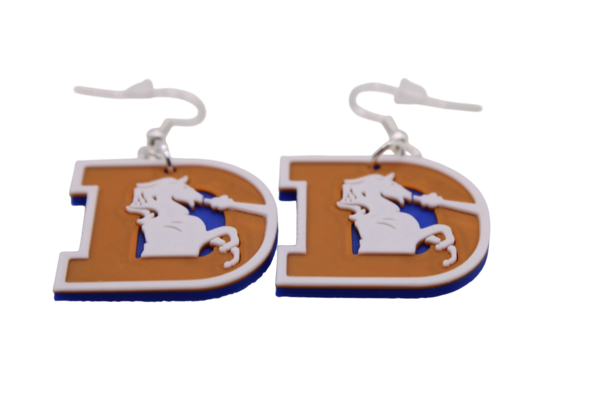 Denver Brancos Earrings
